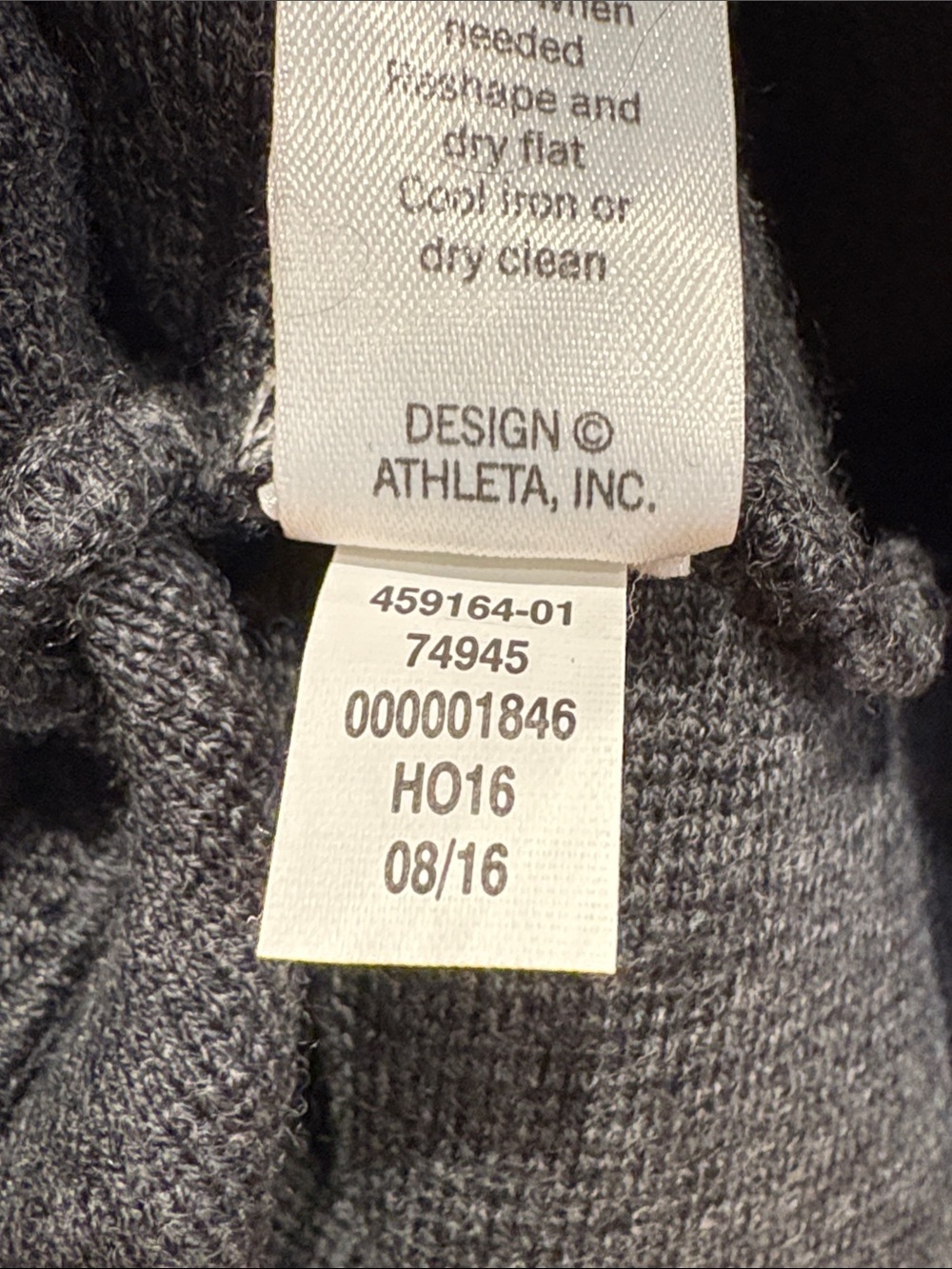 Athleta Merino Wool Blend Chill Chaser Charcoal Grey Cocoon Cardigan Sweater XXS - Picture 11 of 13